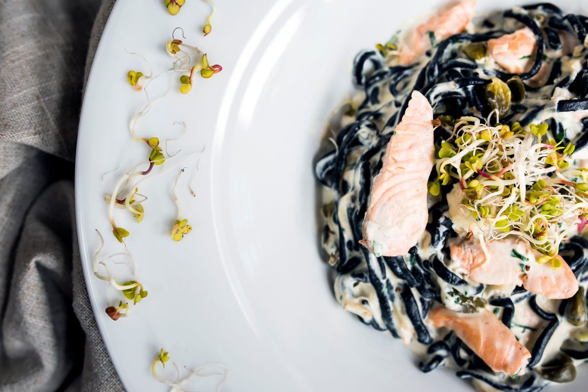 Tagliatelles au saumon